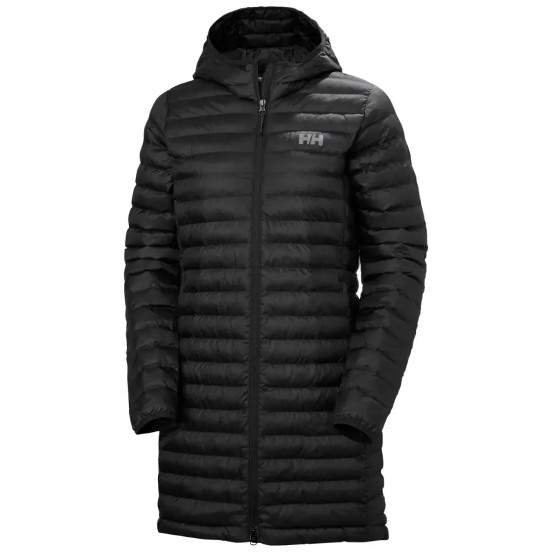 Helly Hansen Lange Daunenjacke mit Kapuze, Damen Helly Hansen Sirdal, Noir, – Produktbild 1 von 1