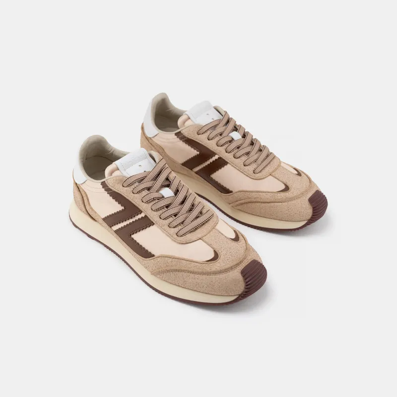 Zèta Zèta Herren vegan Sneaker Omega Sand Beige, Beige, – Produktbild 2 von 2