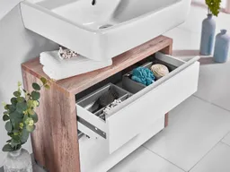 Schildmeyer Waschbeckenunterschrank Bello, Waschbeckenunterschrank, Made in Germany, B: 67cm Solide Verarbeitung - Dieses Produkt ist in Deutschland gefertigt – Produktbild 1 von 1