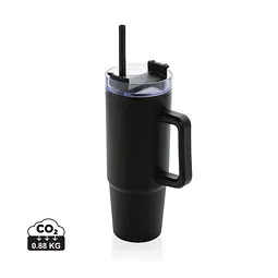 XD Collection XD Collection Tana Becher aus RCS recyceltem Kunststoff mit Griff 900ml, Schwarz, – Produktbild 1 von 1