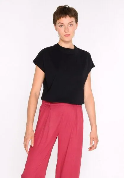 THOKKTHOKK ThokkThokk TT75 Boxy T-Shirt Structured (GOTS, vegan), Black (schwarz), – Produktbild 5 von 8