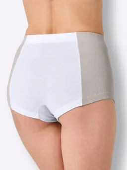 wäschepur Panty weiß-hellgrau – Produktbild 1 von 1