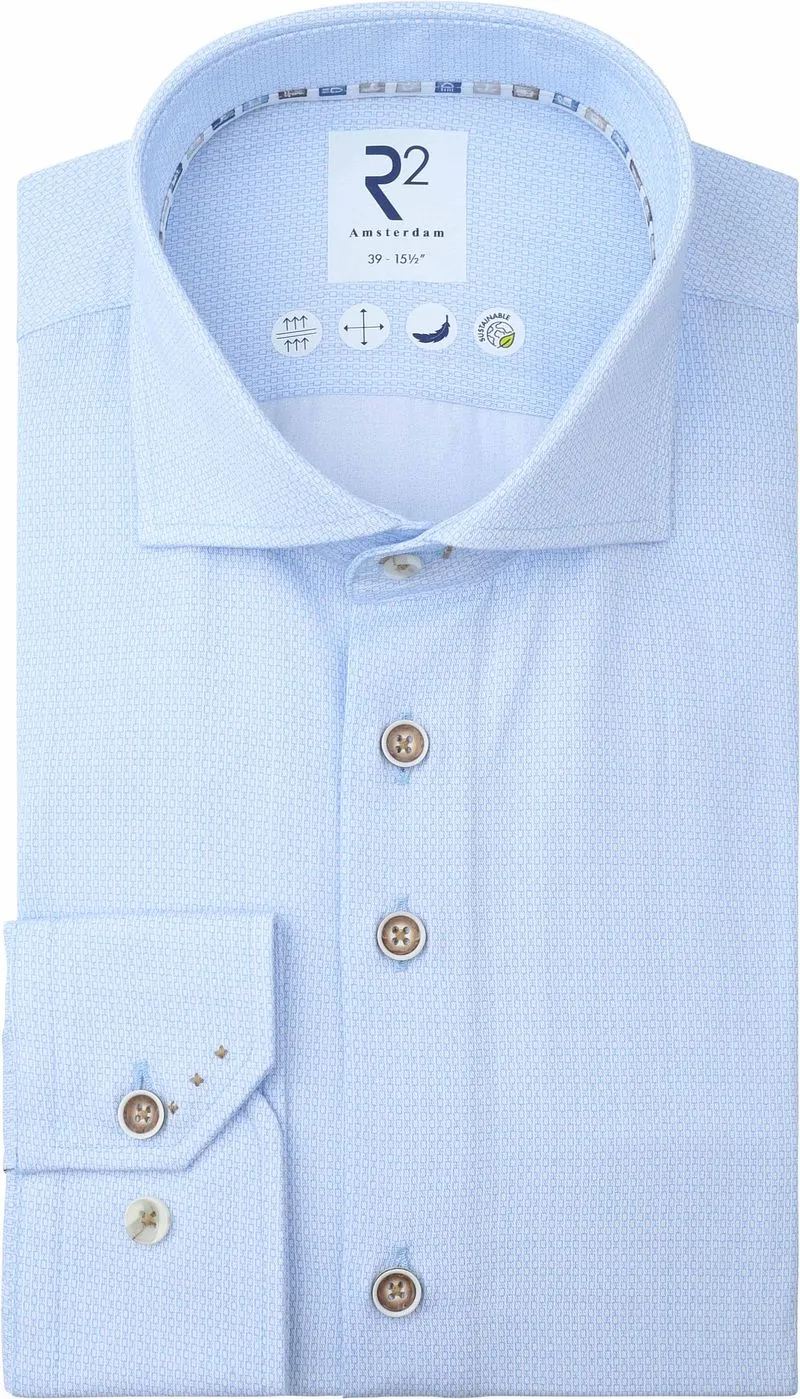 R2 Amsterdam R2 Amsterdam R2 Hemd Oxford Hellblau (M), Hellblau, – Produktbild 1 von 2