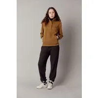 KOMODO KOMODO Damen vegan Jogger Evie Gots Biologisch Baumwolle Khaki Melange, Dunkelbraun, – Produktbild 1 von 1