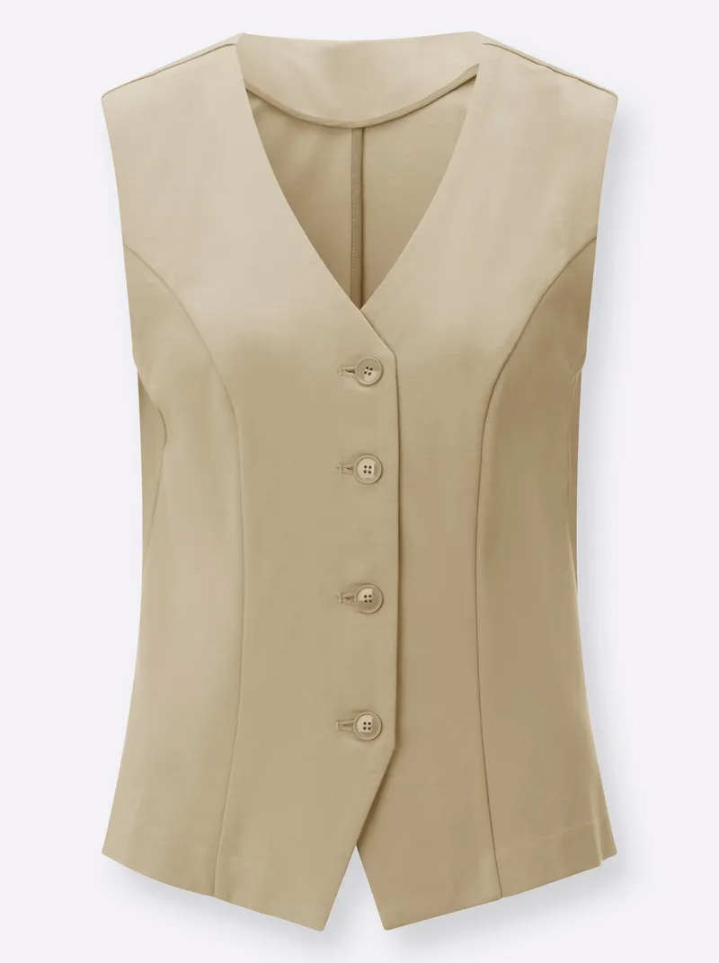Witt Anzugweste beige, Beige, – Produktbild 1 von 2