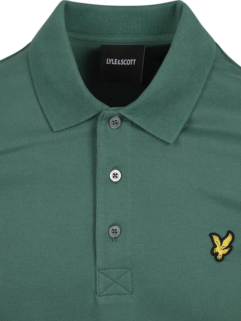 Lyle and Scott Lyle and Scott Poloshirt Everglade Grün - Größe L, Dunkelgrün, – Produktbild 4 von 5