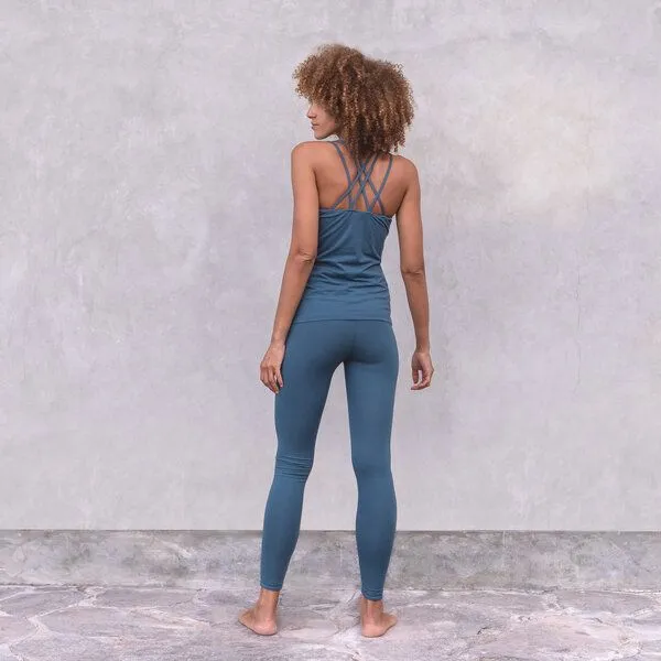 Jaya Jaya NOURI MELANGE - Damen - lockeres Top für Yoga aus Biobaumwolle, Rose, – Produktbild 4 von 4