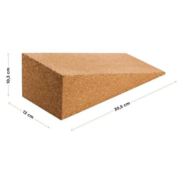 Kork-Deko Kork-Deko Kniekeil aus Kork | Presskork | Wadendehner | 305x130x103mm | 2 Stück – Produktbild 6 von 8