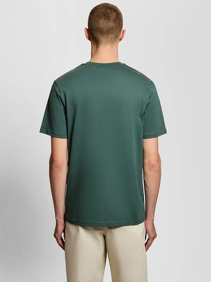 Lyle and Scott Lyle and Scott T-Shirt Everglade Grün - Größe S, Dunkelgrün, – Produktbild 3 von 5