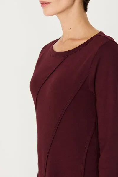 SKFK SKFK Langarm-Kleid KARLOTA, Chocolate, – Produktbild 3 von 4