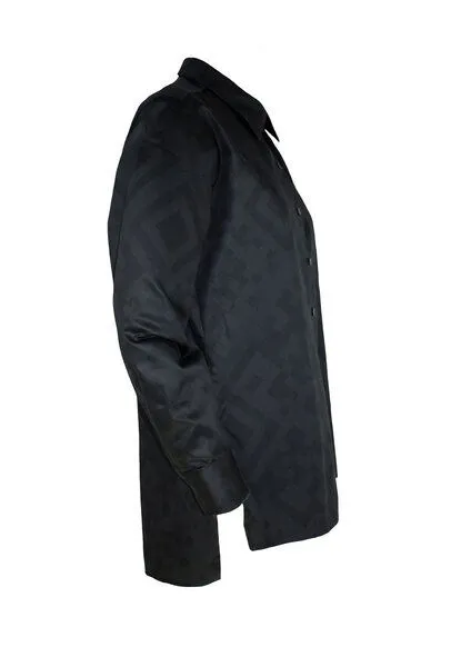 Sophia Schneider-Esleben Sophia Schneider-Esleben Unisex Shirt Lui, QR Black - Hemd aus Bio-Baumwolle – Produktbild 3 von 4