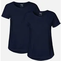 Neutral Doppelpack Neutral® Ladies Roll Up Sleeve T-Shirt, Navy, – Produktbild 1 von 1