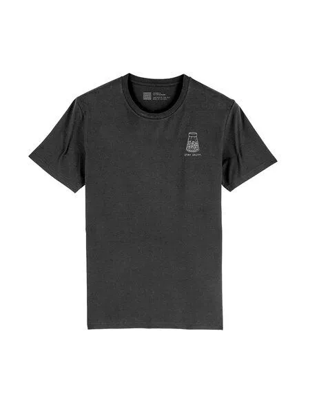 FUXBAU FUXBAU Männer Stay Salty T-Shirt - salzschwarz, Salzschwarz, – Produktbild 3 von 4