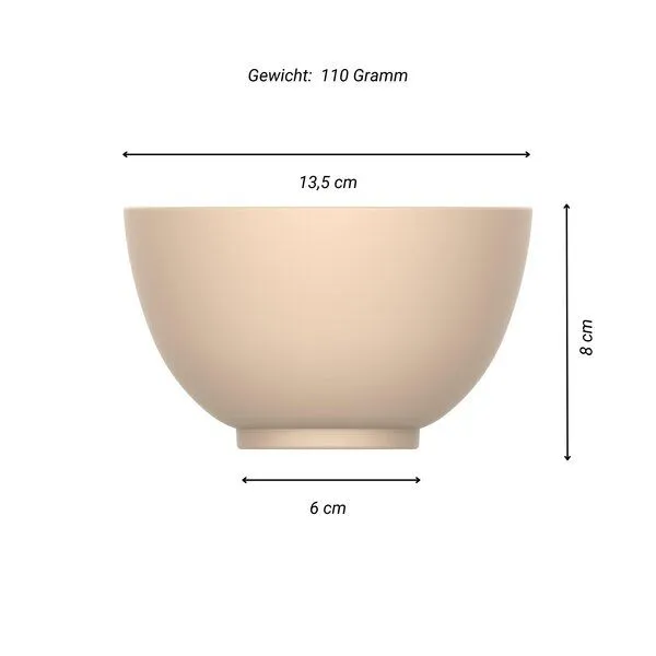 elasto elasto Müslischale aus Kunststoff, Aprikose (orange), – Produktbild 2 von 4