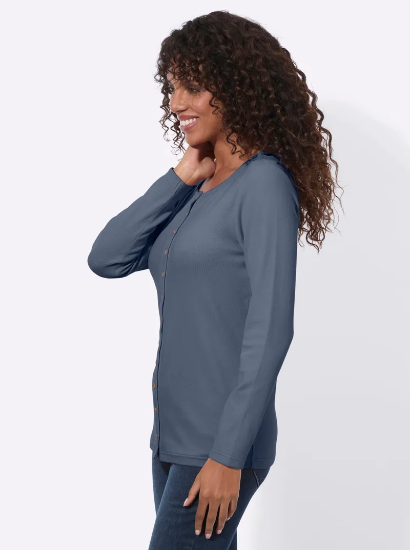 Witt Rippshirt rauchblau, Rauchblau, – Produktbild 1 von 2