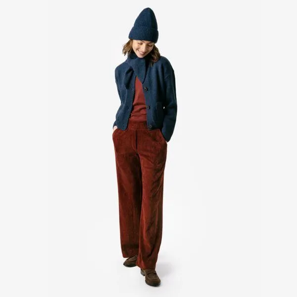Living Crafts Living Crafts Langarm-Shirt - SUSANNA, Maroon (rot), – Produktbild 2 von 4