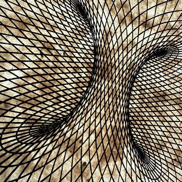 Veskor Cassiopeia Veskor Cassiopeia TORUSFELD Heilige Geometrie Linoldruck | 40 x 40 cm | Schwarz auf Naturweiß – Produktbild 4 von 4