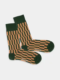 DillySocks DillySocks Bunte Socken, Bio Baumwolle, Geo Grove – Produktbild 1 von 1