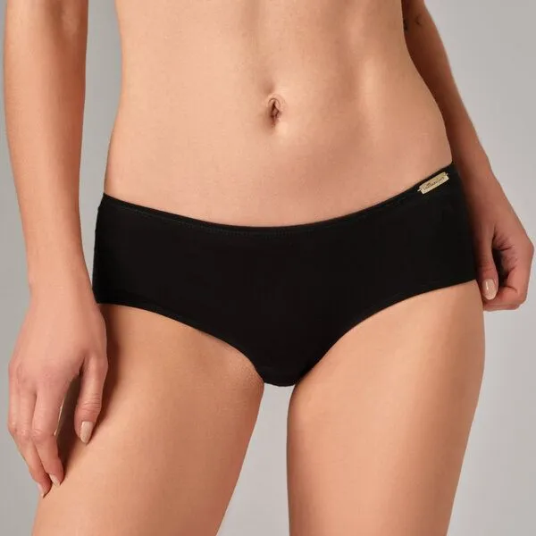 comazo|earth comazo|earth Fairtrade Basic Panty | GOTS zertifiziert, Schwarz, – Produktbild 1 von 4