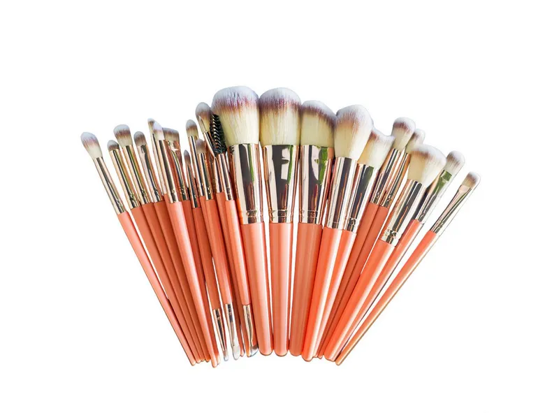 FANNOU Kosmetikpinsel-Set, 25 tlg., Schminkpinsel Kit, Makeup Foundation Brush Lidschatten Pinselset – Produktbild 2 von 5