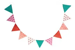 El Puente El Puente Girlande "Pastell" | Fair Trade & Handmade aus Bangladesch – Produktbild 1 von 1