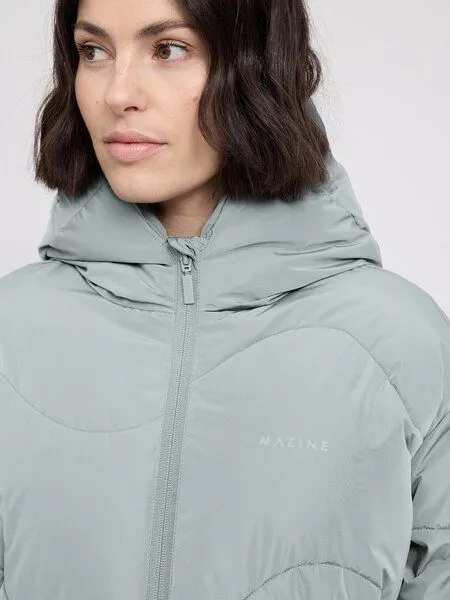 Mazine Mazine Damen Waves Quilt Kurze Puffer Jacke, Ice green (grün), – Produktbild 3 von 4