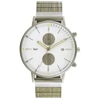 WEWOOD WEWOOD ALBACORE CHRONO SILVER WHITE ARMY – Produktbild 1 von 1