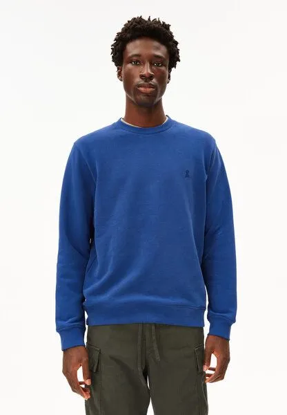 ARMEDANGELS ARMEDANGELS BAARO FLEECE Herren Sweatshirt aus Bio-Baumwolle, Dark morning, – Produktbild 1 von 4