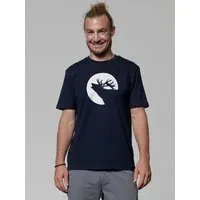 watapparel watapparel T-Shirt Röhrender Hirsch, French navy, – Produktbild 1 von 1