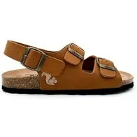 thies Vegane thies ® Eco Bio Backstrap Sandale aus rec. PET mit Kork-Tieffussbett, Caramel, – Produktbild 1 von 1