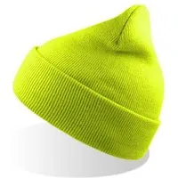 Atlantis Headwear Atlantis Headwear Atlantis Mütze mit Bund in 35 Farben erhältlich, Yellow fluo, – Produktbild 1 von 1
