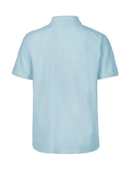 Neutral® - 3FREUNDE Neutral® - 3FREUNDE Männer Poloshirt, Hellblau, – Produktbild 3 von 4