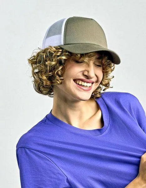 Atlantis Headwear Atlantis Headwear Damen / Herren Trucker Cap, Dunkelgrau, – Produktbild 1 von 4