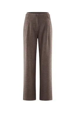 HempAge HempAge Damen vegan Plisseehose In Mokka – Produktbild 1 von 1