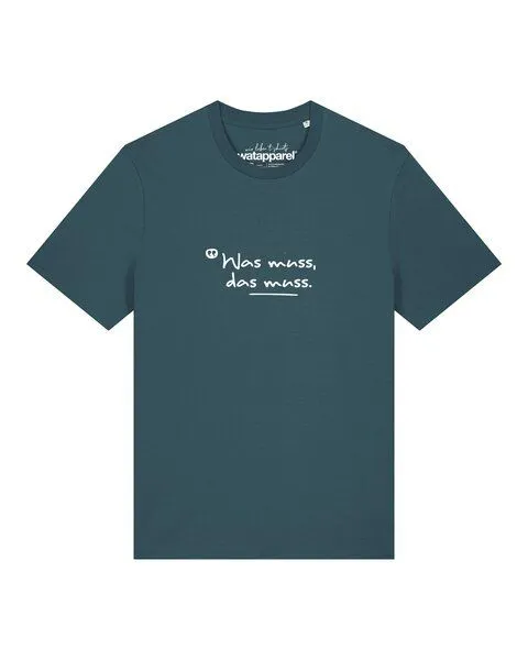 watapparel watapparel T-Shirt Unisex Was muss das muss, Stargazer, – Produktbild 1 von 2