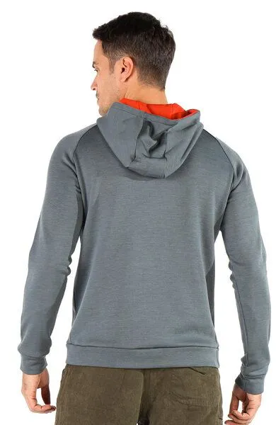 Woolona Woolona Kapuzenpullover - SCOUT - 100% Merinowolle, Grau, – Produktbild 3 von 4