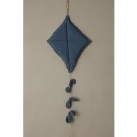 2 Stories 2 Stories KITE Wanddekoration aus Bio Musslin, Blau, – Produktbild 1 von 1