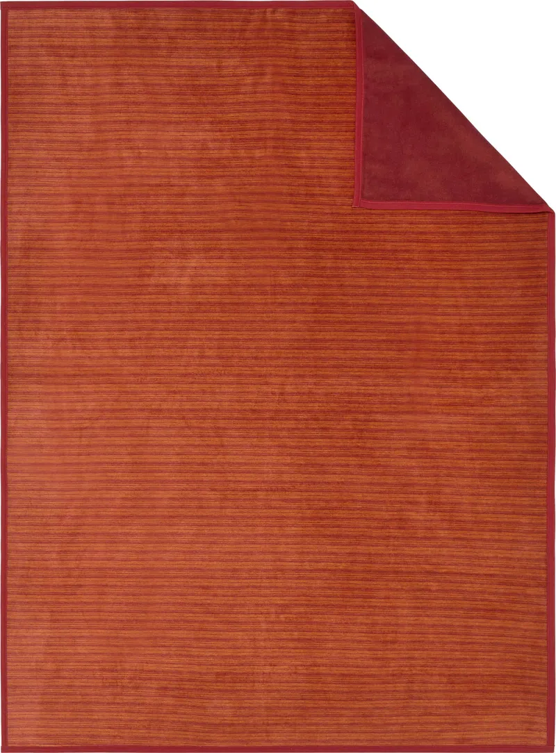 IBENA Wohndecke, Rostrot, – Produktbild 2 von 3