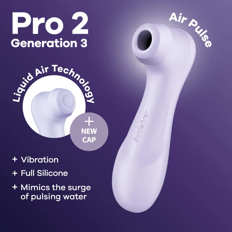 Satisfyer Satisfyer Pro 2 Generation 3, 16,5 cm, Lila, – Produktbild 1 von 1