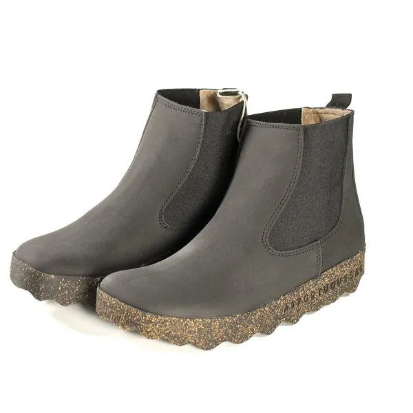 ASPORTUGUESAS ASPORTUGUESAS vegane Barefoot Chelsea Stiefel CIVET, Schwarz, – Produktbild 4 von 4