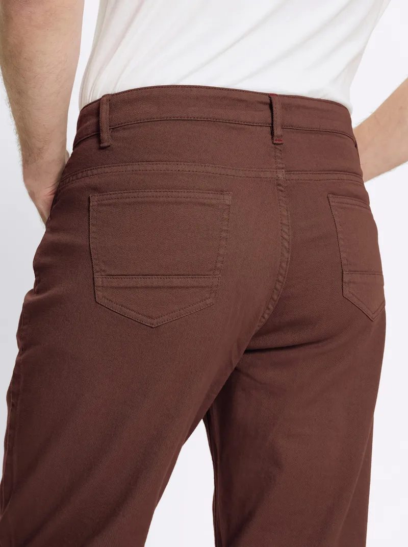 marco donati 5-Pocket-Hose, Schoko, – Produktbild 2 von 2
