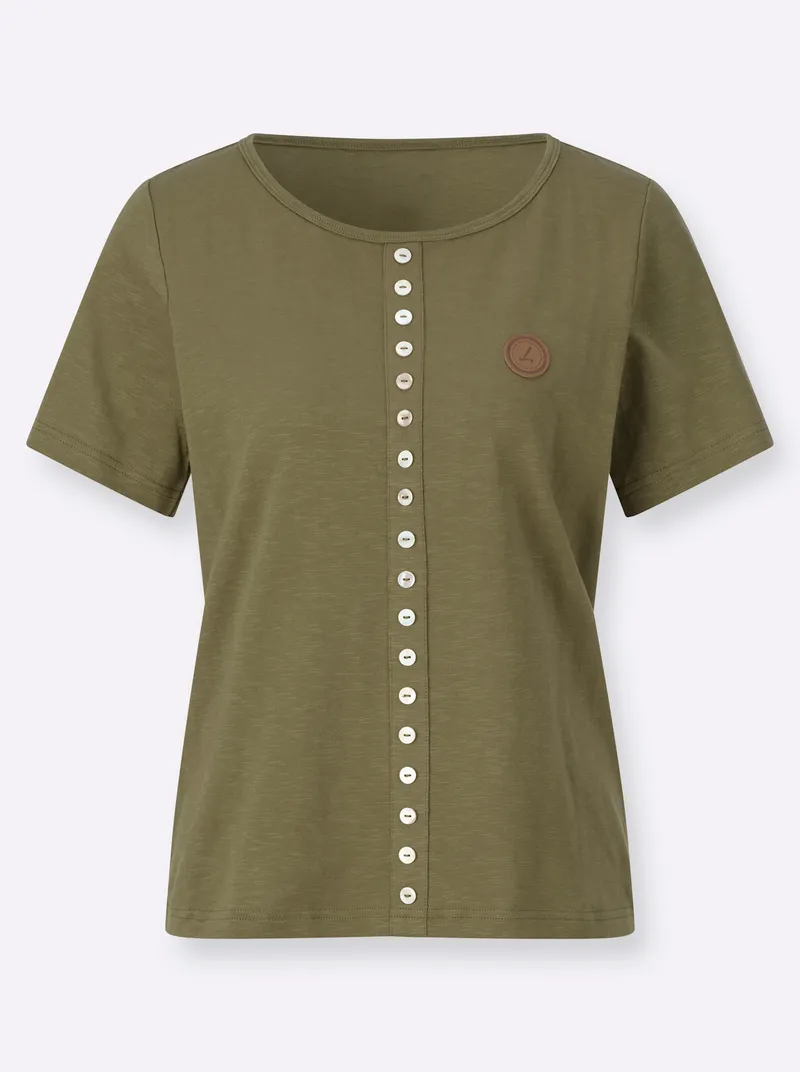 Witt Kurzarmshirt oliv, Oliv, – Produktbild 1 von 2