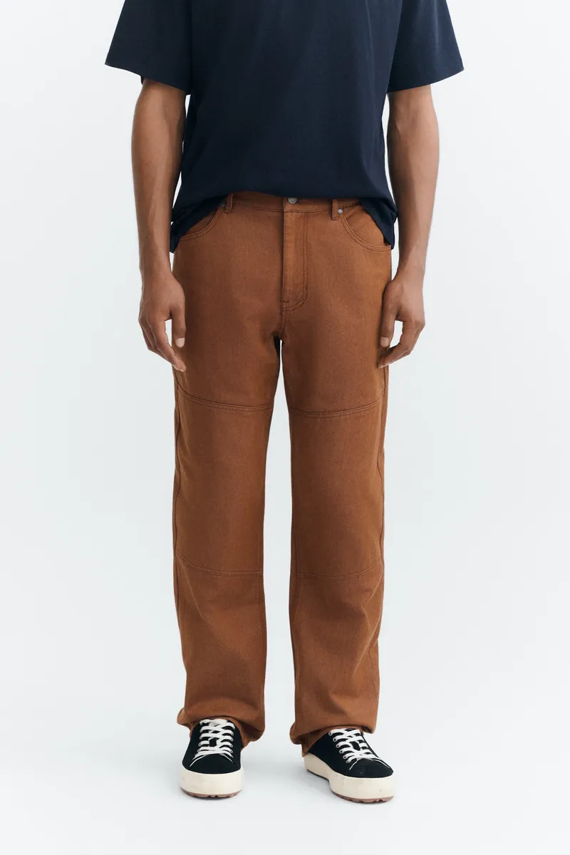 thinking mu Thinking MU Herren vegan Jeans Stan Naturbraun Gefärbt, Braun, – Produktbild 2 von 2