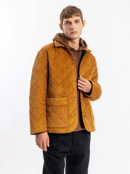 Rotholz Rotholz Jacke - Quilt Jacket - aus Bio Baumwolle wattiert mit recyceltem Polyester, Toffee (braun), – Produktbild 1 von 4