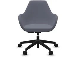 profim profim Bürodrehstuhl "FAN" mit Wippmechanik und Fußkreuz, schwarz, Stoff: lavendel – Produktbild 1 von 1
