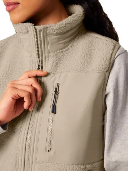YTWOO YTWOO Baisc Unisex Sherpaweste aus 100% Recyceltem Polyester, Wüstensand, – Produktbild 3 von 3
