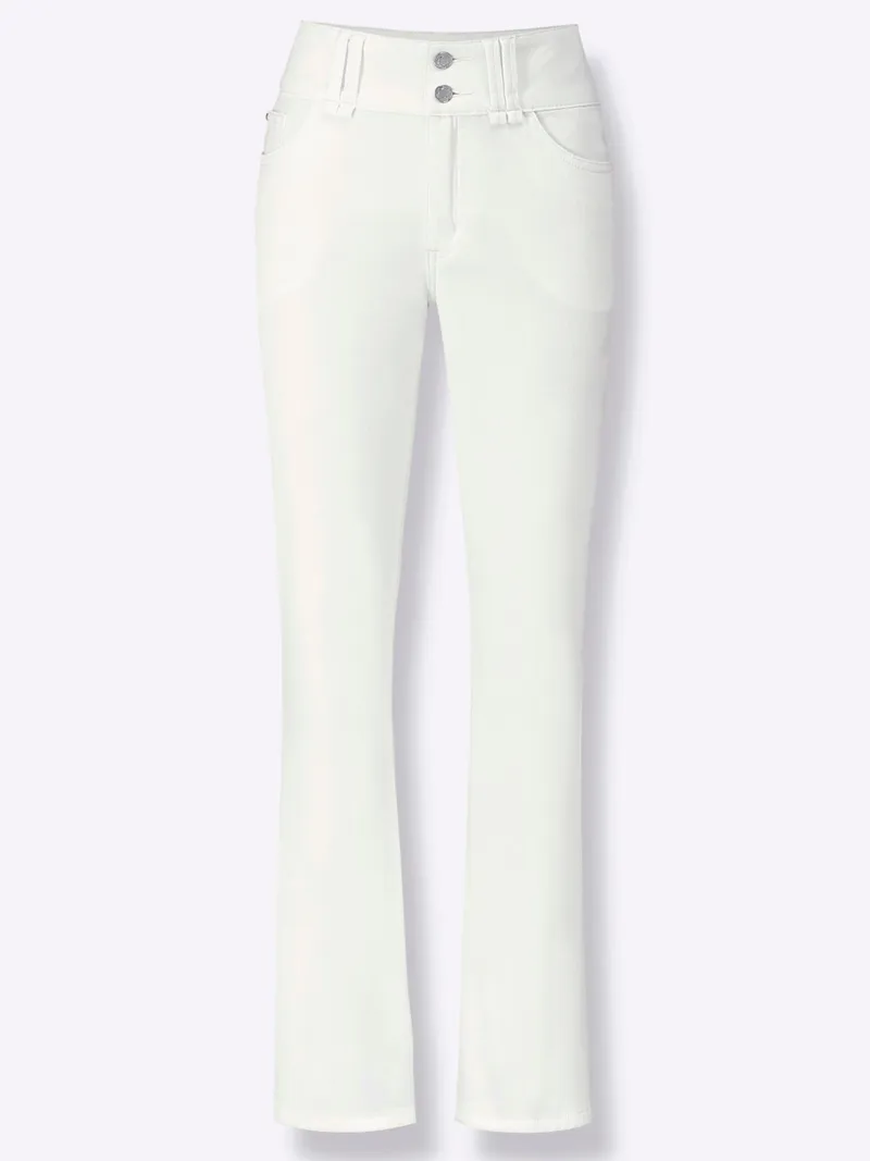 Witt Bootcut-Jeans, Weiß, – Produktbild 1 von 3