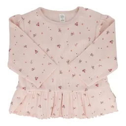 Maximo Maximo Shirt langarm Blumen Rüschen Rippqualität – Produktbild 1 von 1