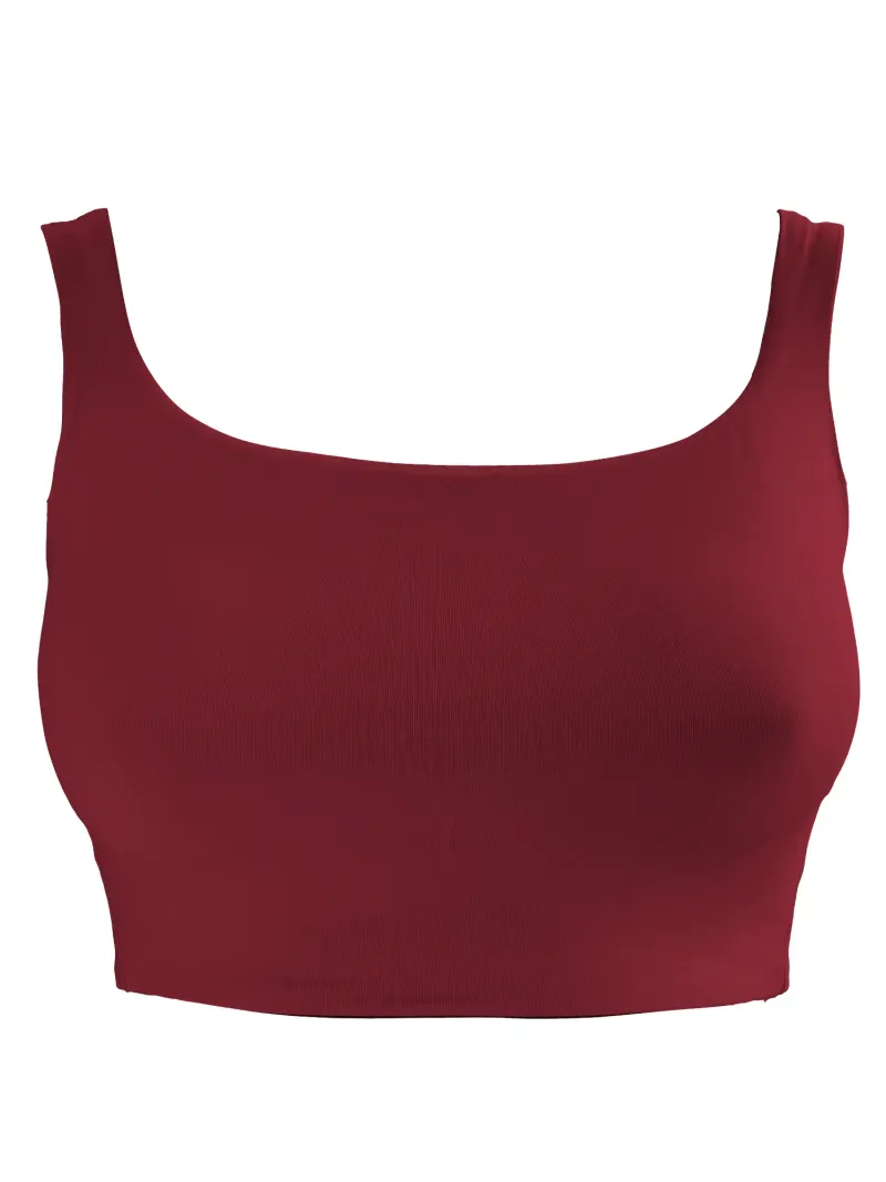nice to meet me nice to meet me Damen vegan Top Wave Beere & Guave Rot, Dunkelrot, – Produktbild 2 von 2