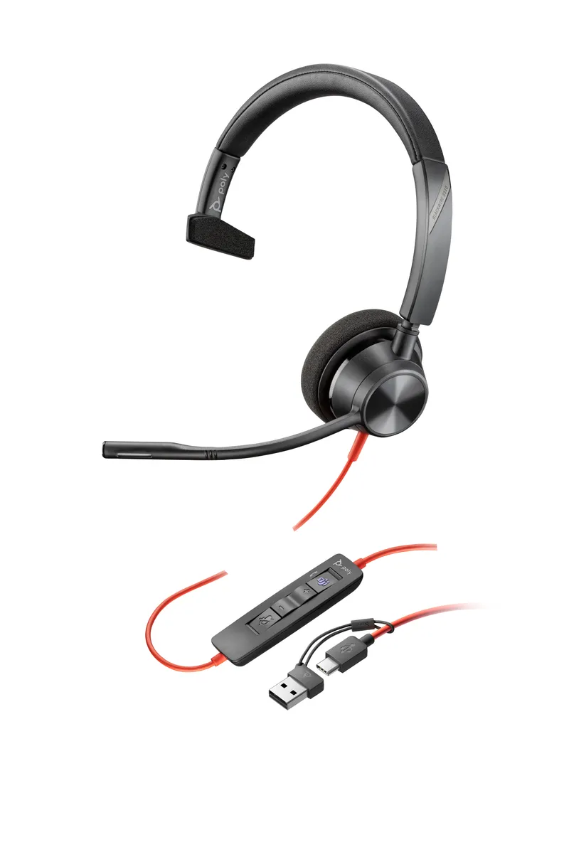 Poly Poly HP Poly Blackwire 3310-M | 760q7aa | Blackwire 3300 series – Produktbild 1 von 2